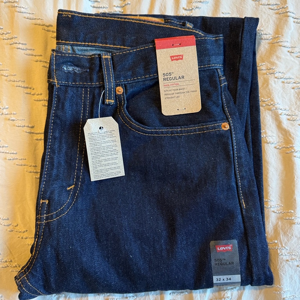 Levi's Men's 505 Regular Fit Jeans